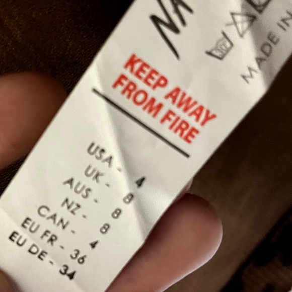 Nasty Gal Leopard Print Corduroy Shacket Cropped Jacket Brown Casual Animal - Picture 6 of 10